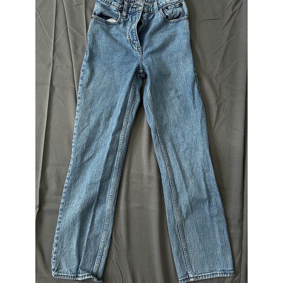 Abercrombie & Fitch Womens 90 Straight Ultra High Rise Jeans Light Blue 24/00 - Picture 3 of 6